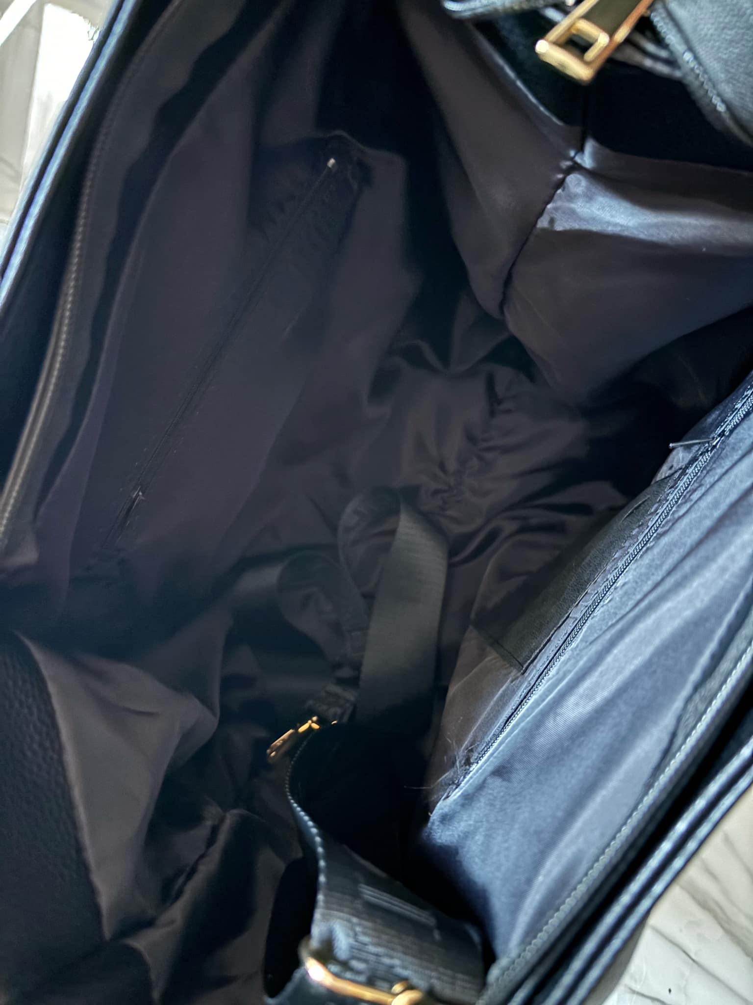 Torebka Laura Biaggi shopper czarna - obrazek 7