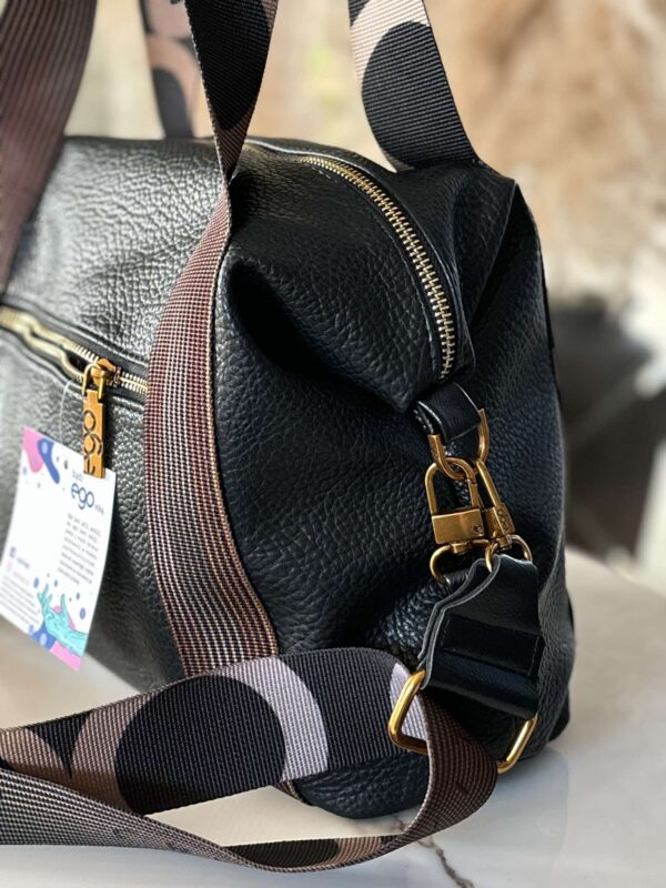 Torebka EGO shopper fitnessówka czarna - obrazek 5