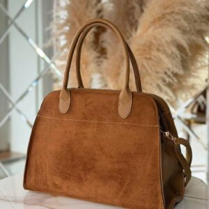 Torebka KUFEREK większy inspiracja shopper camel