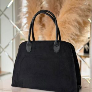 Torebka KUFEREK większy inspiracja shopper czarny