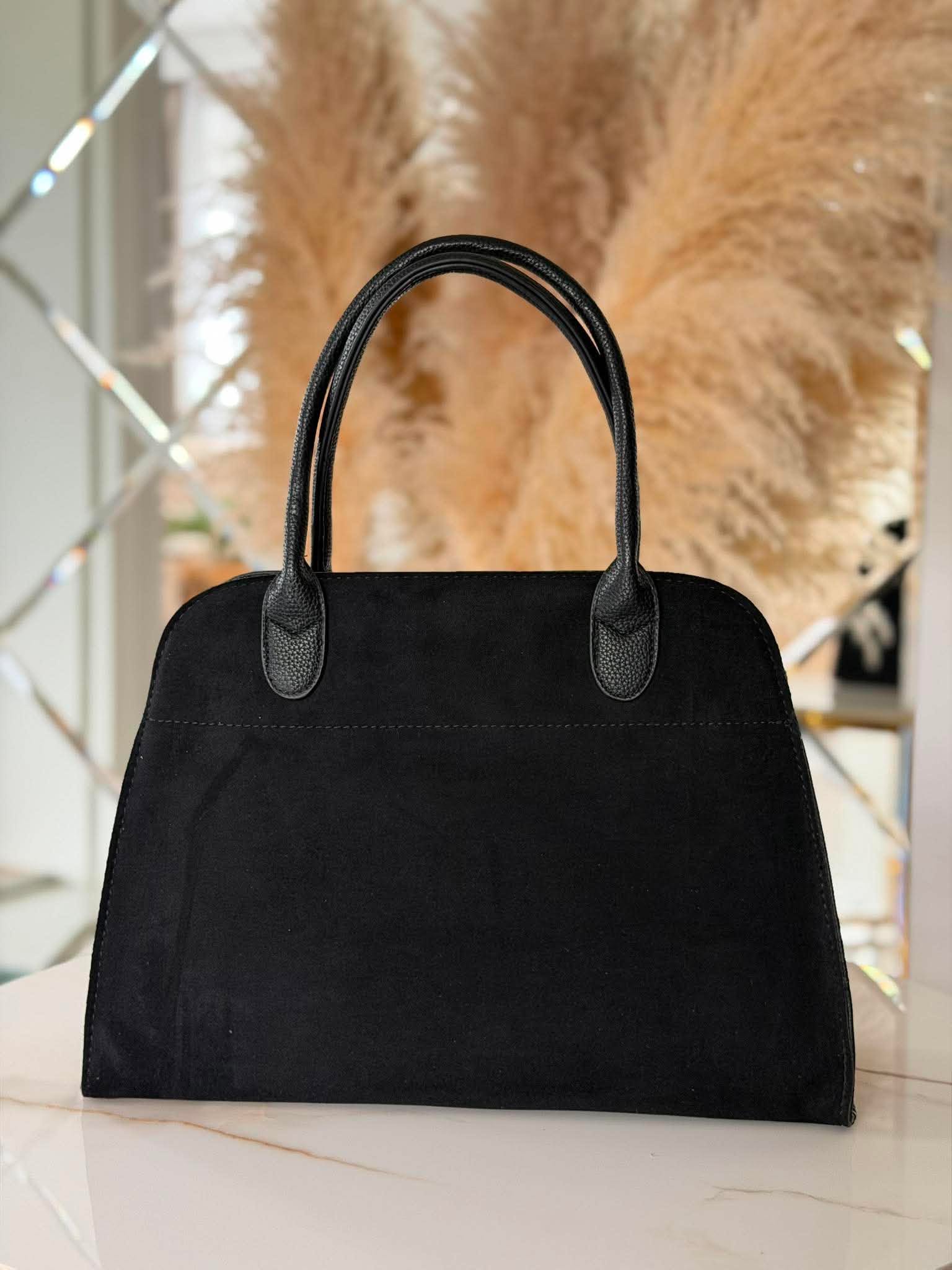 Torebka KUFEREK większy inspiracja shopper czarny - obrazek 2